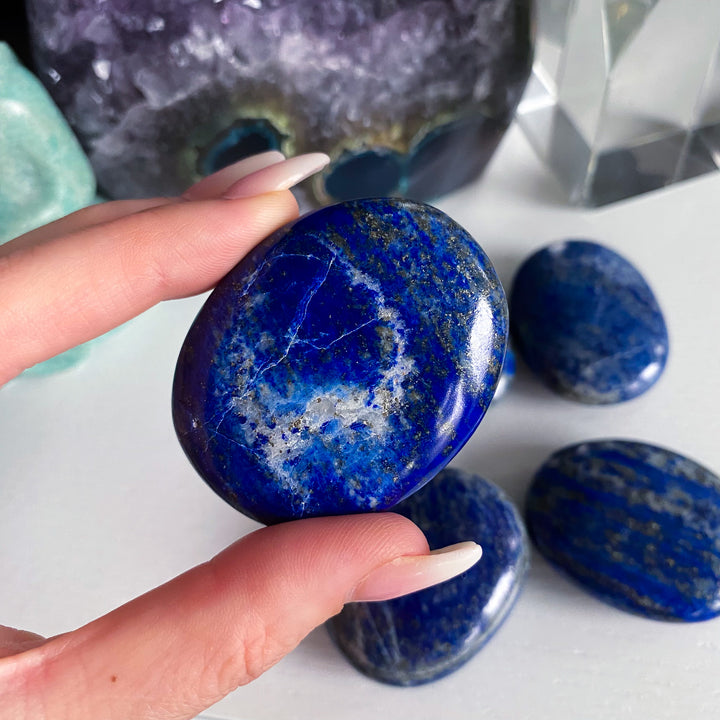Small Lapis Lazuli Palm Stone
