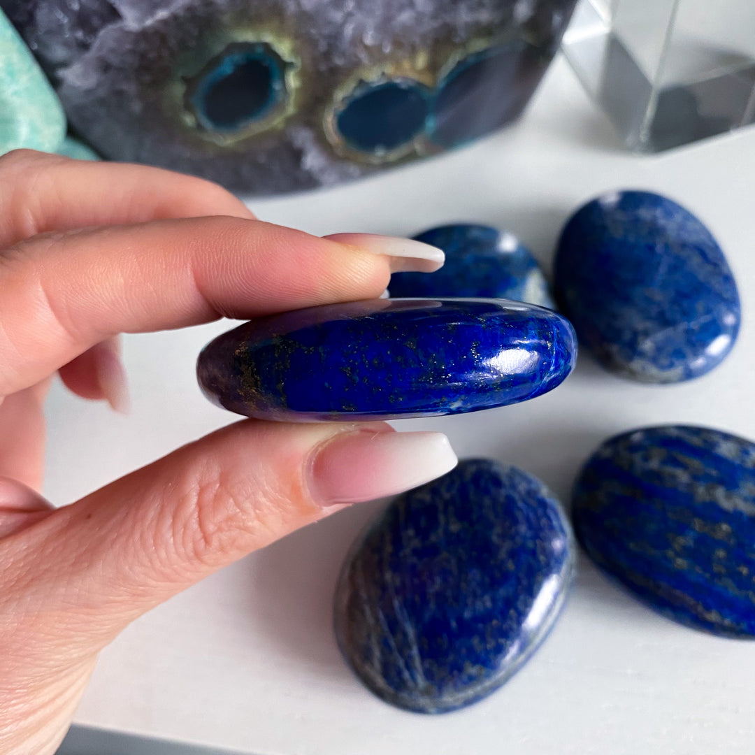 Small Lapis Lazuli Palm Stone