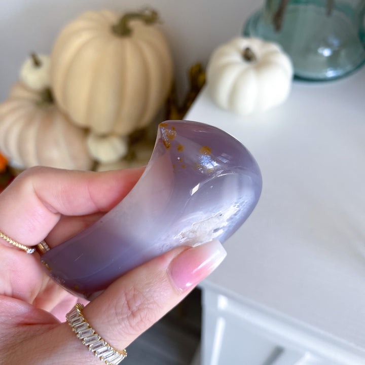 Imperfect Druzy Agate Moon 