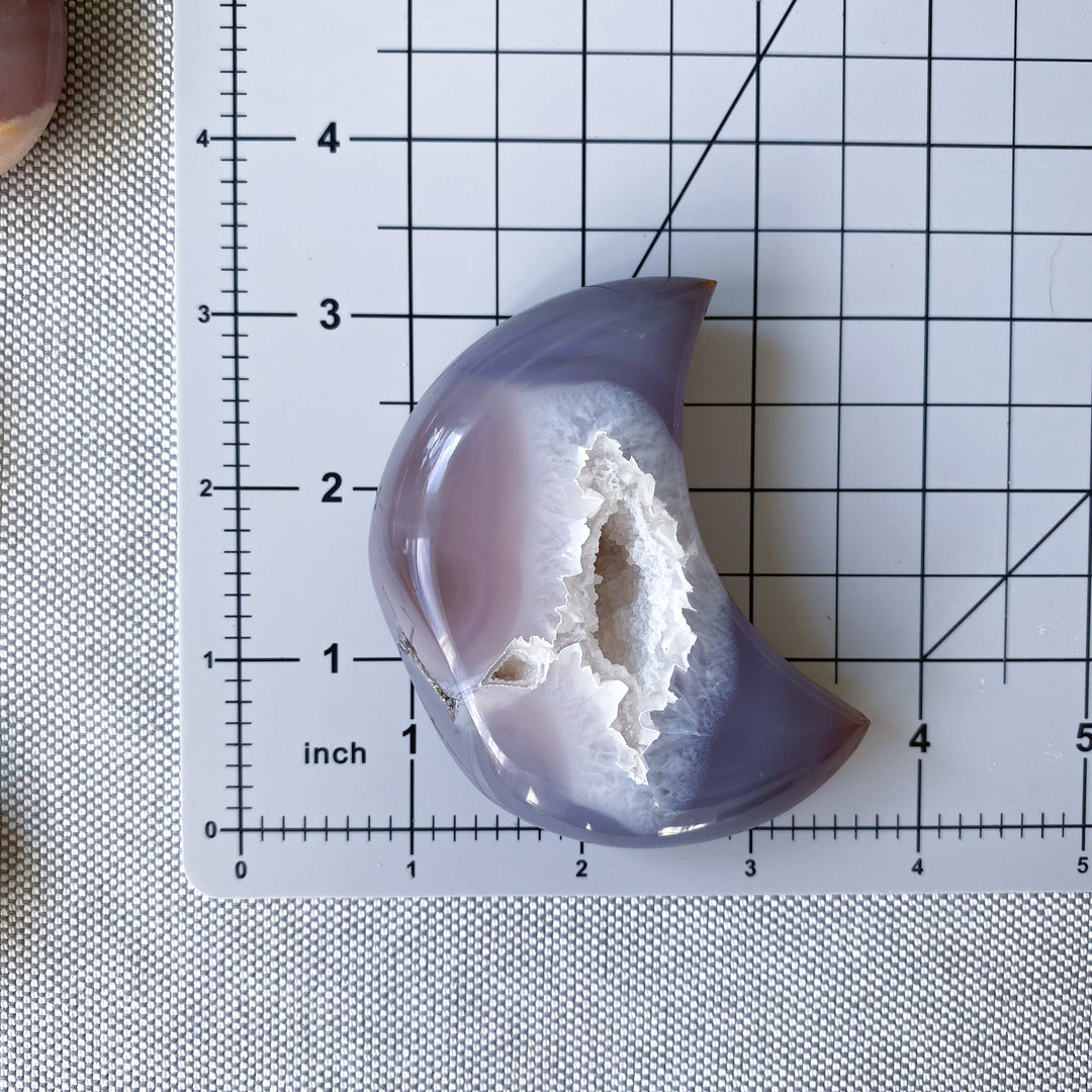 Imperfect Druzy Agate Moon 