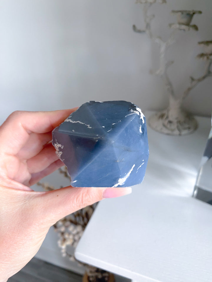 Angelite Crystal Top Polish Point #2