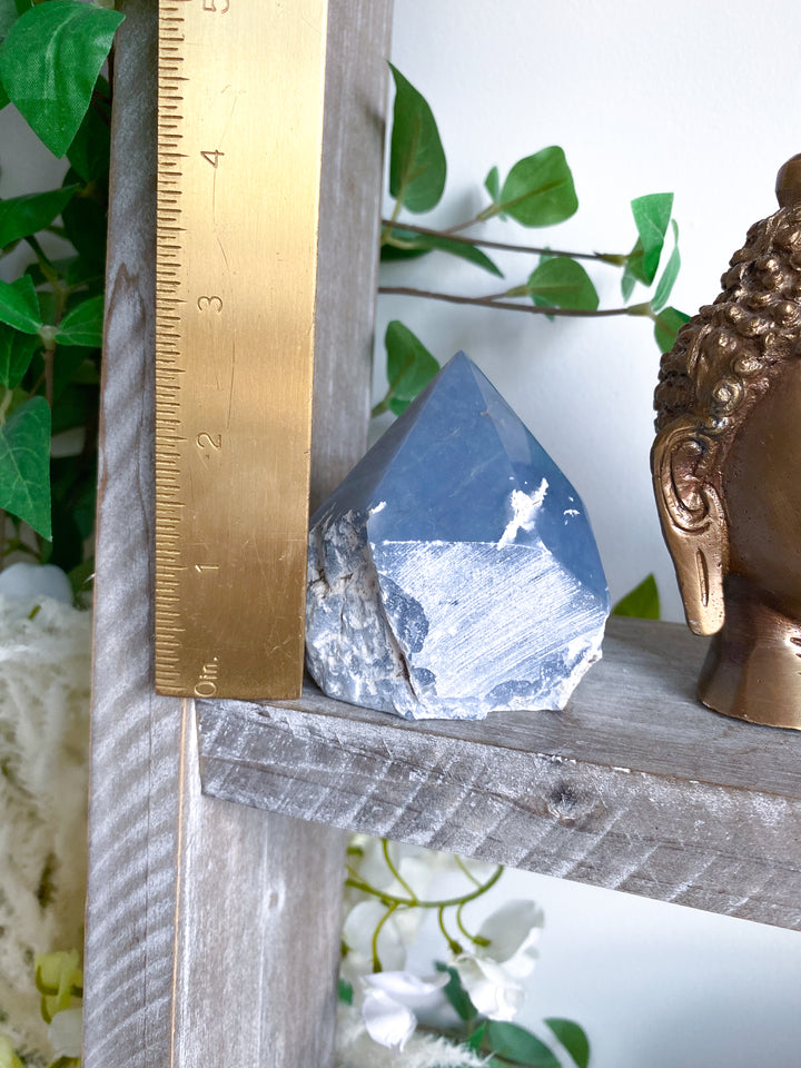 Angelite Crystal Top Polish Point #2
