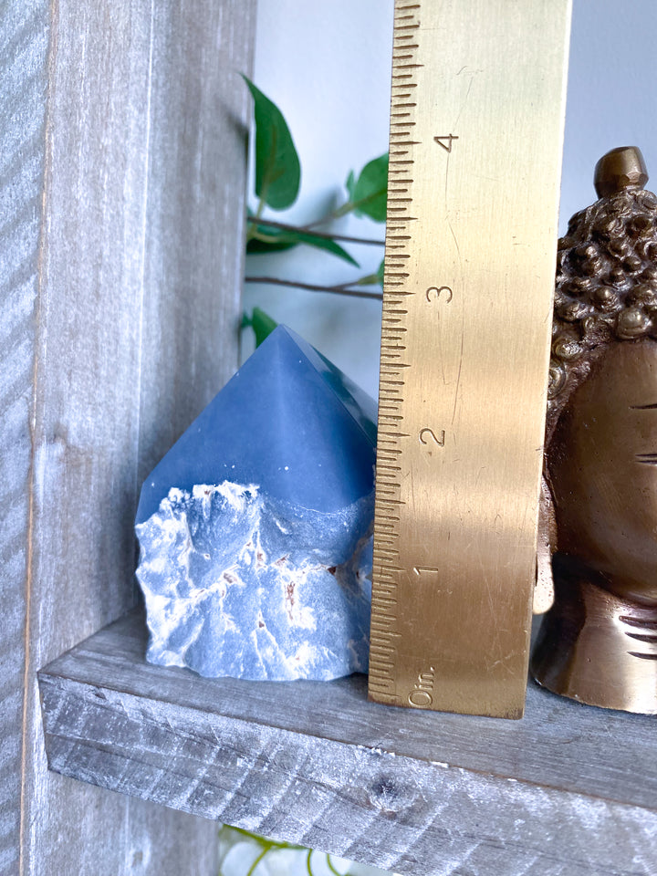 Angelite Crystal Top Polish Point #1