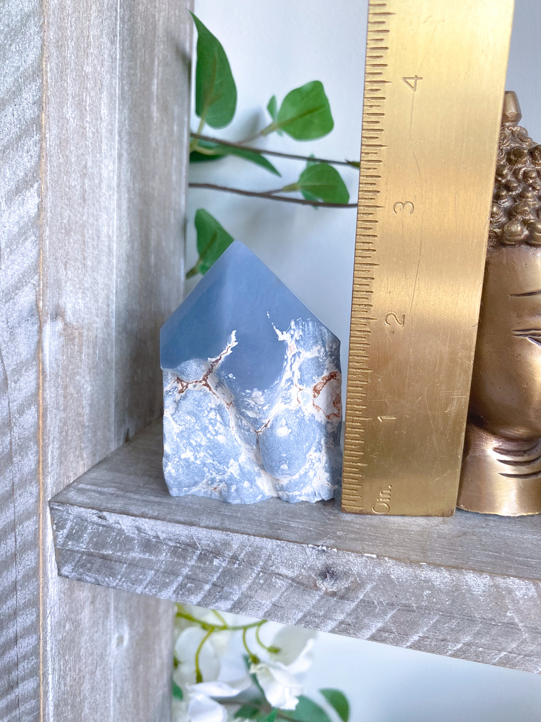 Angelite Crystal Top Polish Point #3