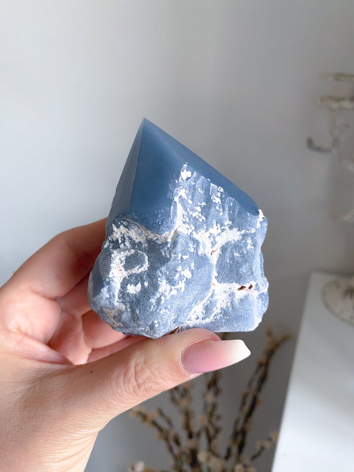 Angelite Top Polish Point #4