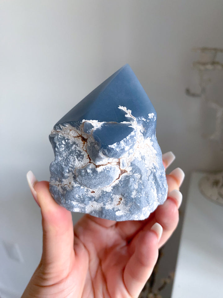 Angelite Top Polish Point #4