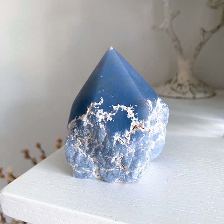 Unique Angelite Top Polish Point #9