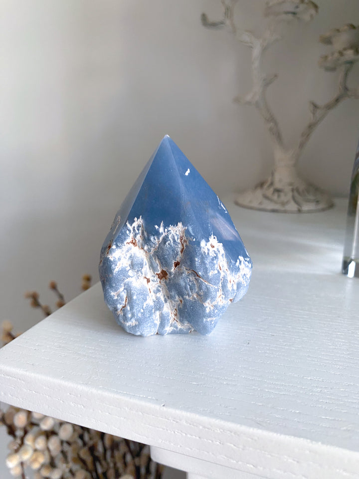 Unique Angelite Top Polish Point #9