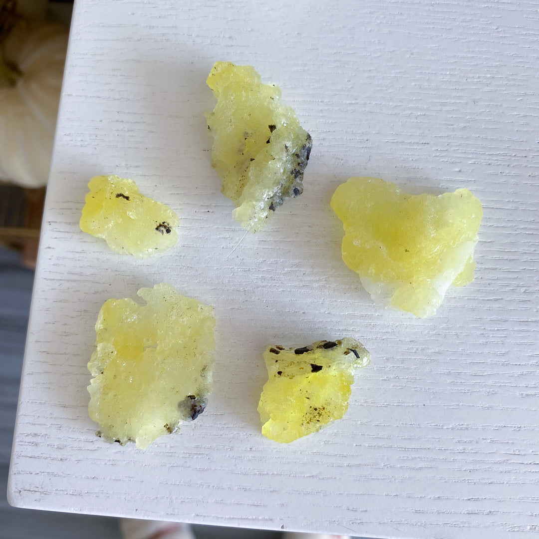 Yellow Brucite - Choose Your Piece