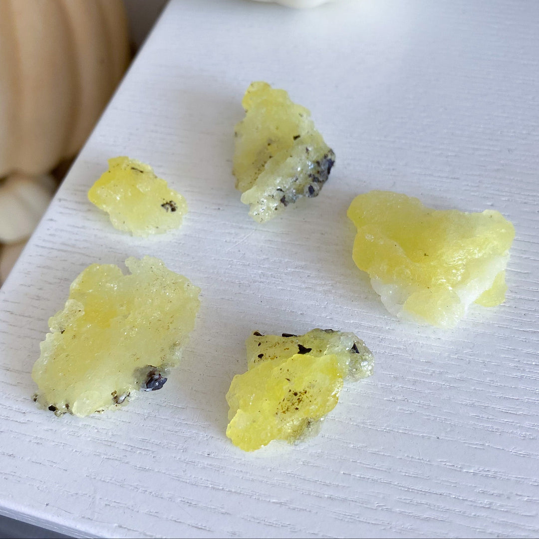 Yellow Brucite - Choose Your Piece