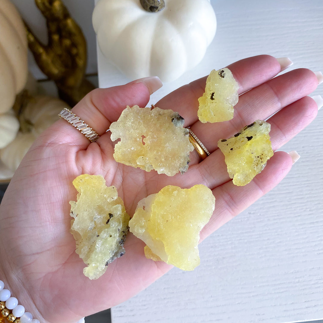 Yellow Brucite - Choose Your Piece