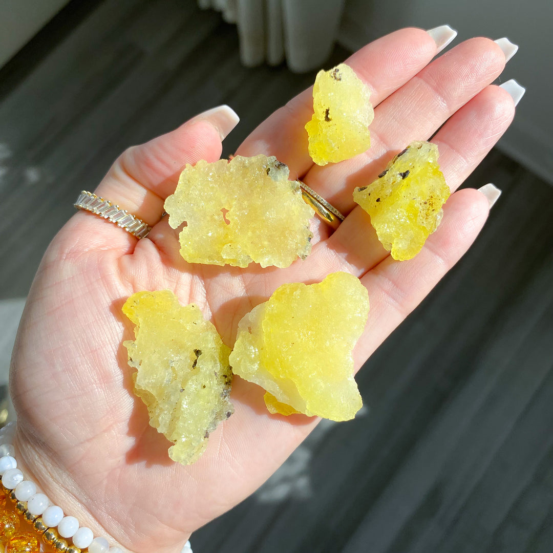 Yellow Brucite - Choose Your Piece