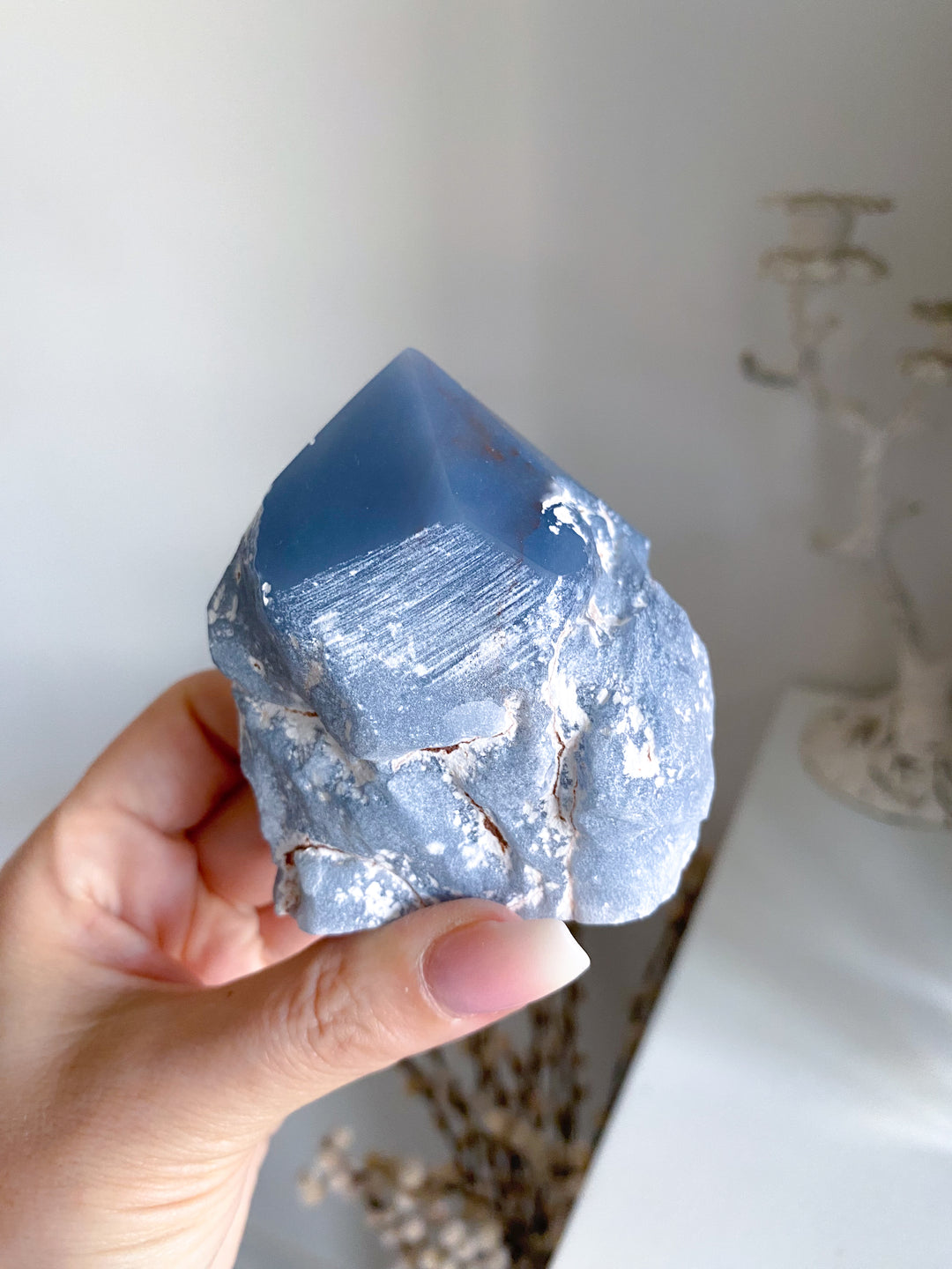 Angelite Top Polish Point #10