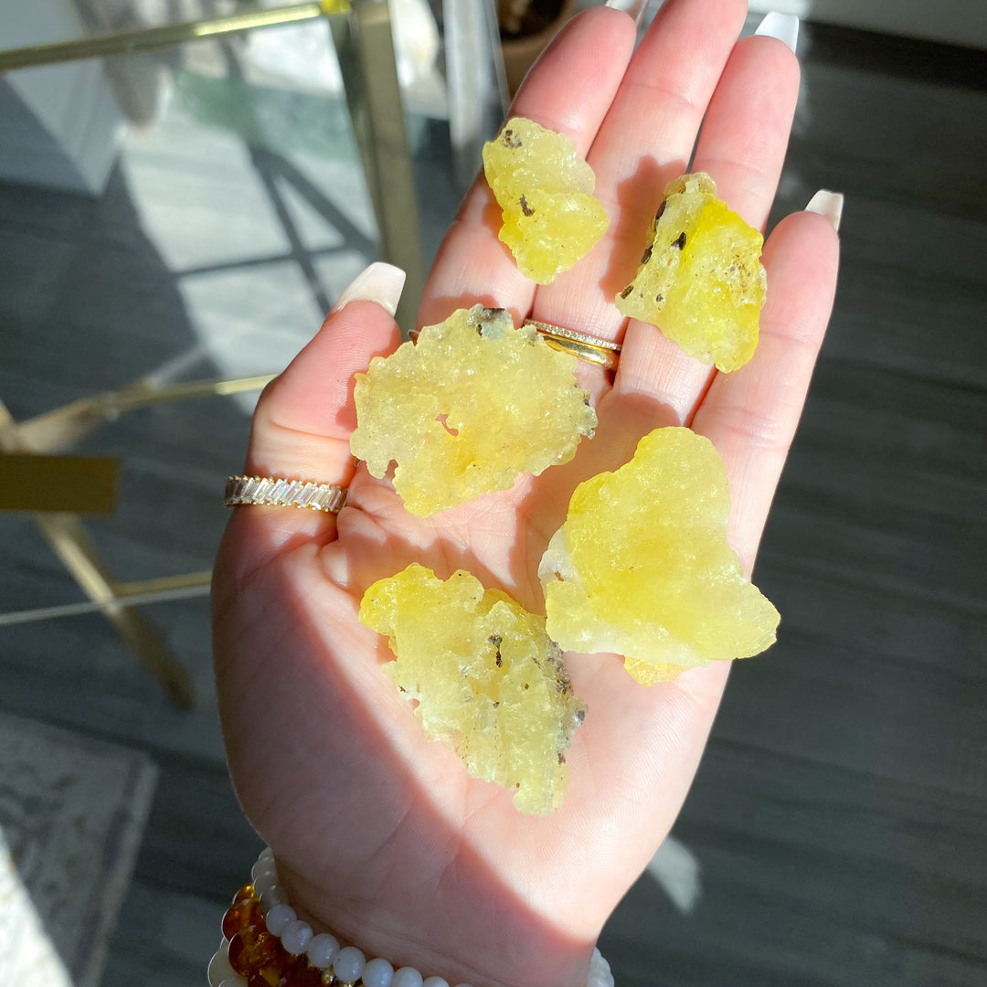 Yellow Brucite - Choose Your Piece