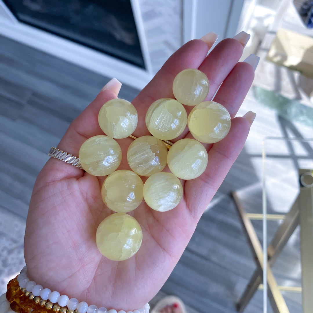 Yellow Calcite Mini Sphere
