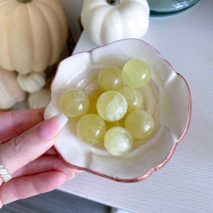 Yellow Calcite Mini Sphere
