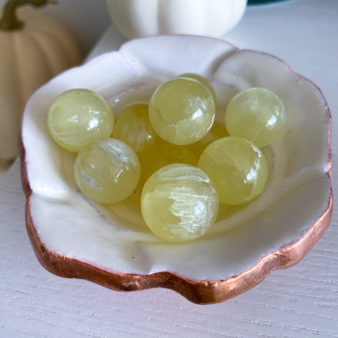 Yellow Calcite Mini Sphere