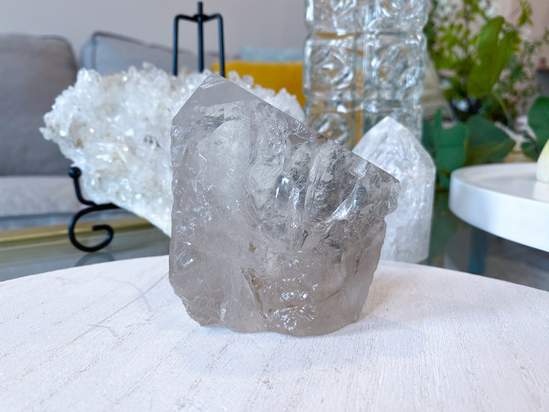 Glassy Natural Citrine Top Polish #2 - Slight Chip