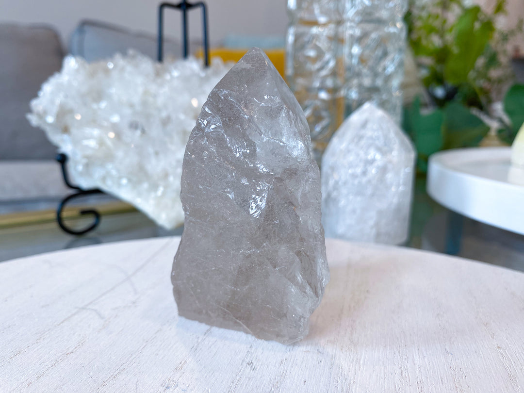 Glassy Natural Citrine Top Polish #2 - Slight Chip