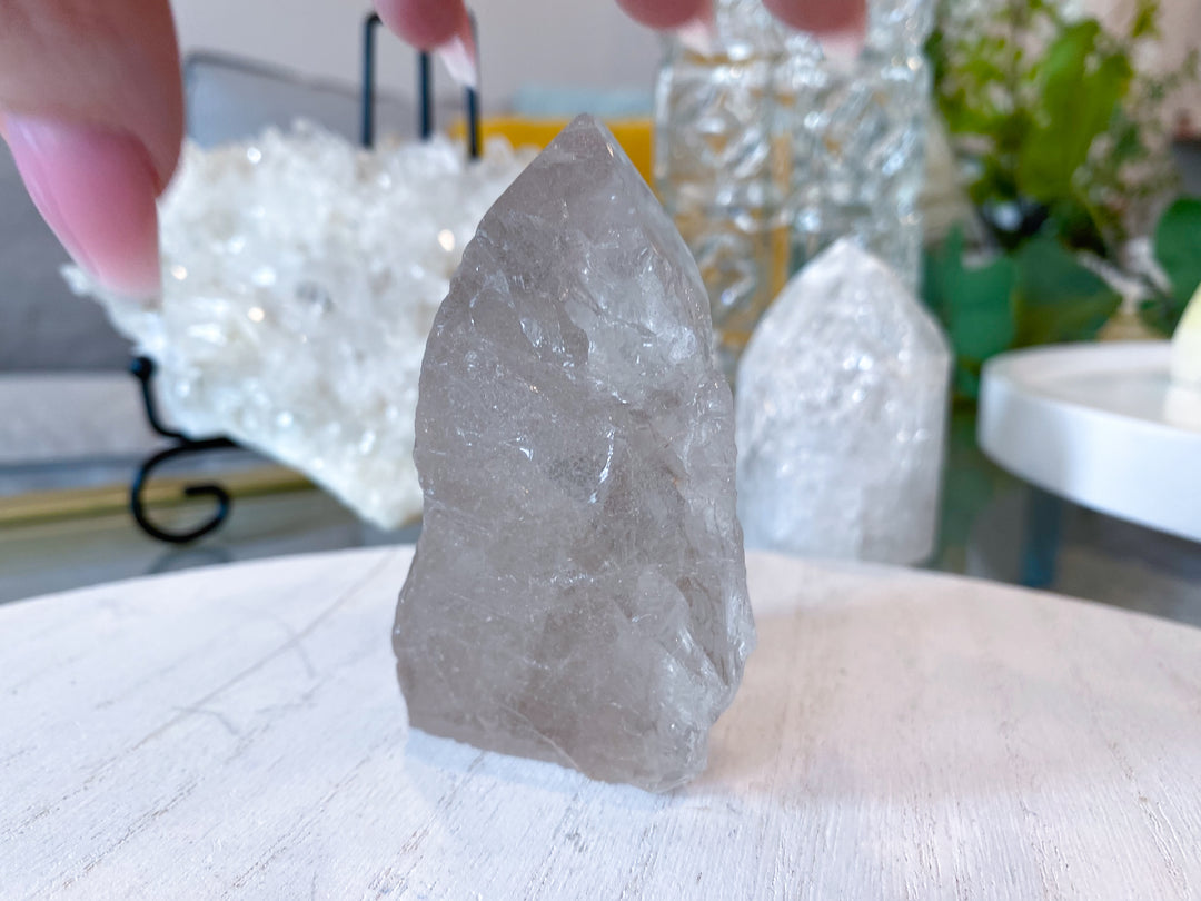 Glassy Natural Citrine Top Polish #2 - Slight Chip