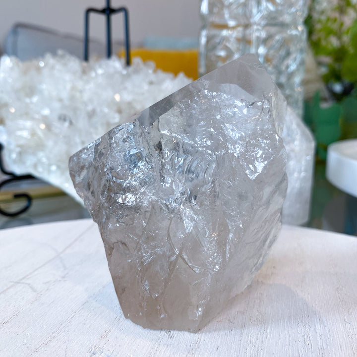 Glassy Natural Citrine Top Polish #2 - Slight Chip