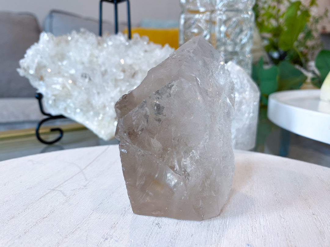 Glassy Natural Citrine Top Polish #2 - Slight Chip