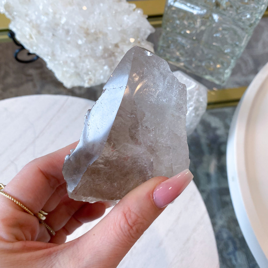 Glassy Natural Citrine Top Polish #2 - Slight Chip