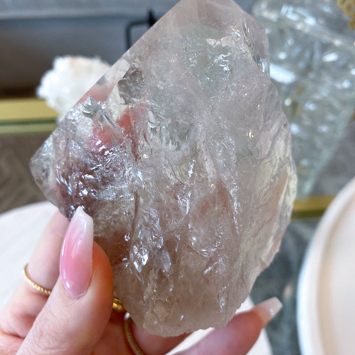 Glassy Natural Citrine Top Polish #2 - Slight Chip