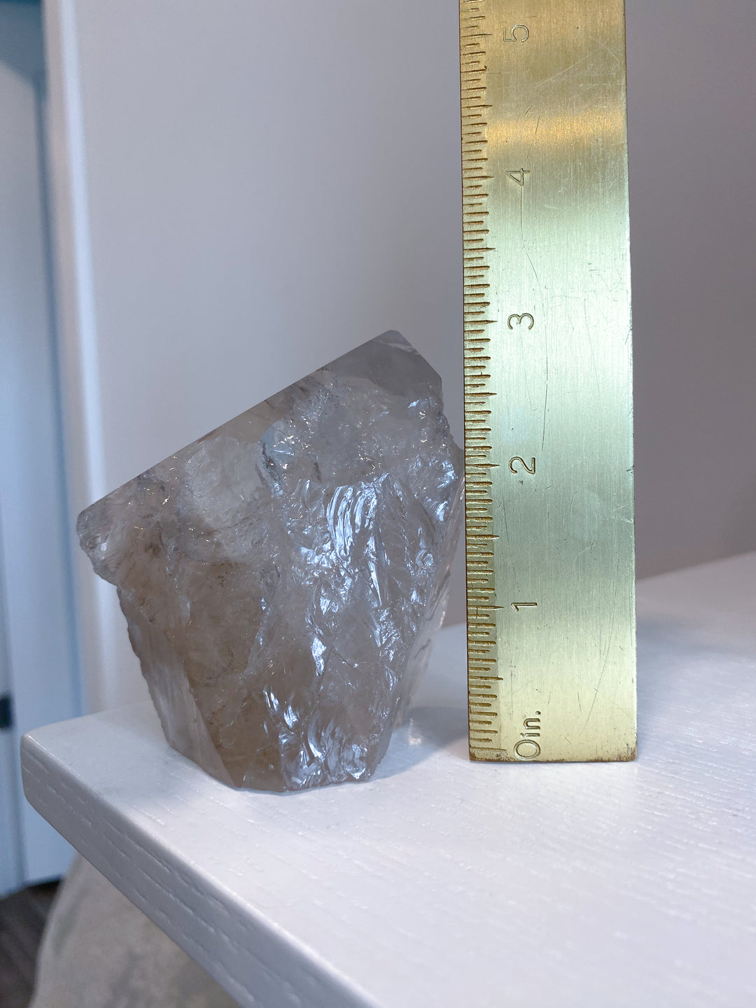 Glassy Natural Citrine Top Polish #2 - Slight Chip