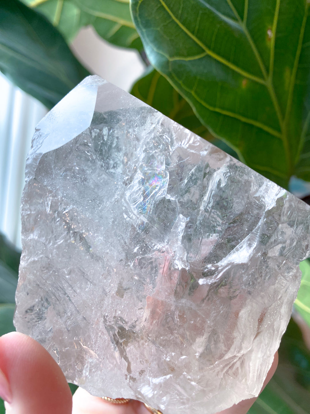 Glassy Natural Citrine Top Polish #2 - Slight Chip