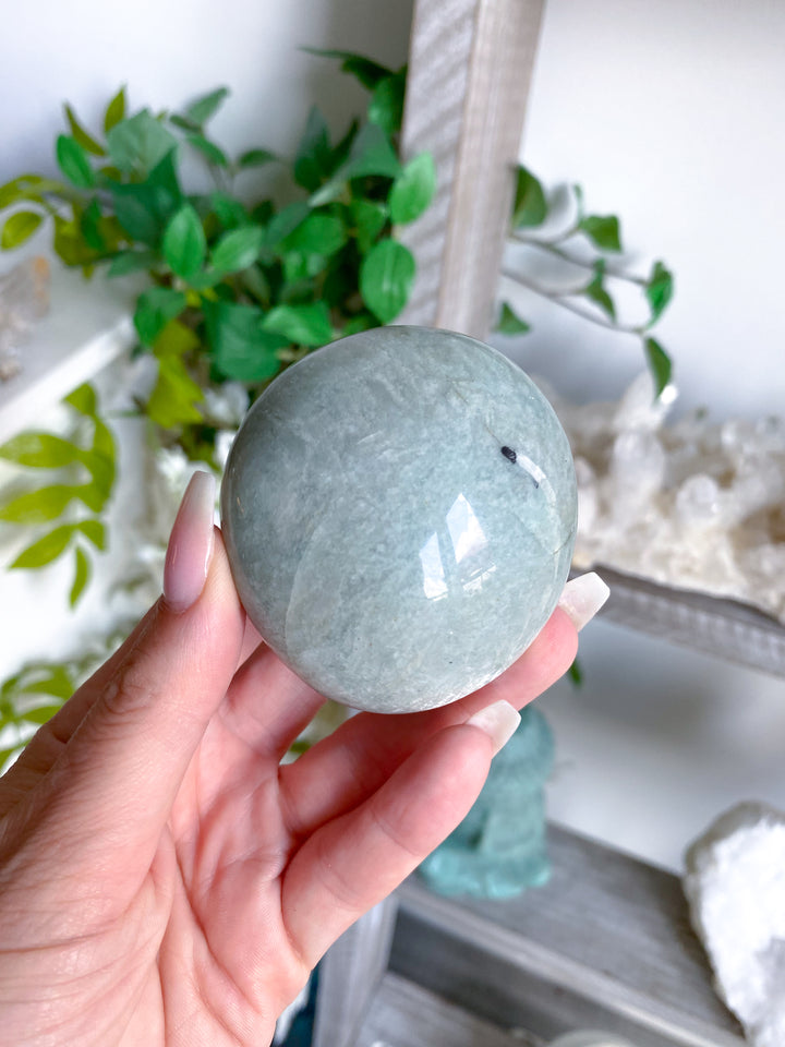 Round Amazonite Palm #2 w/ Sheen