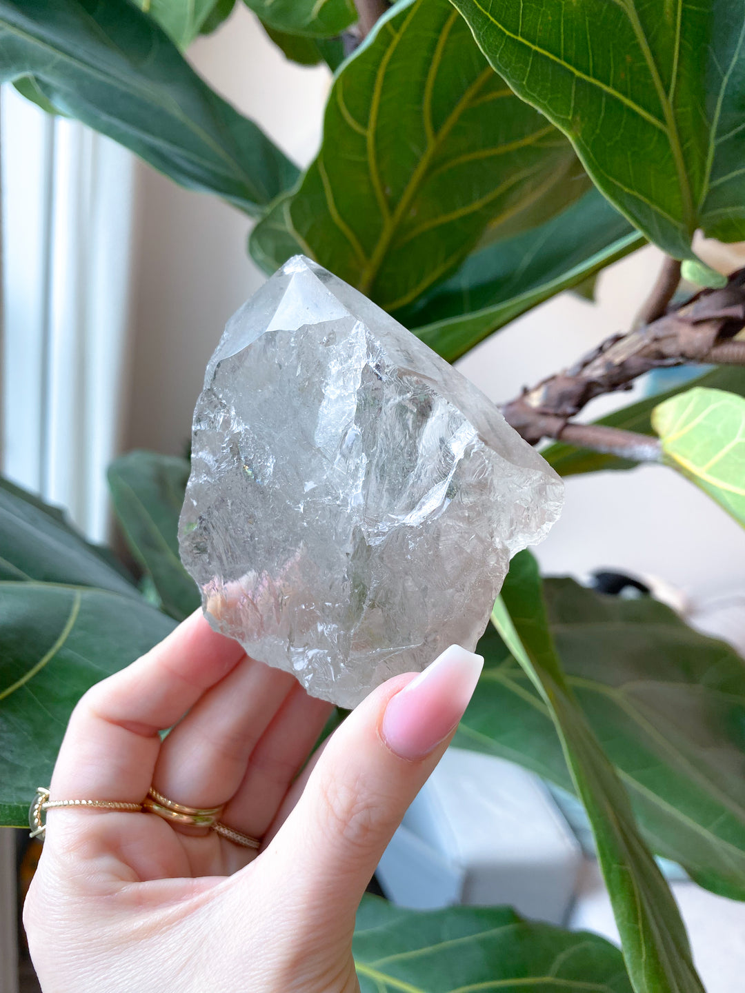 Glassy Natural Citrine Top Polish #2 - Slight Chip