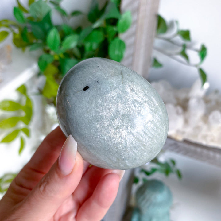Round Amazonite Palm #2 w/ Sheen