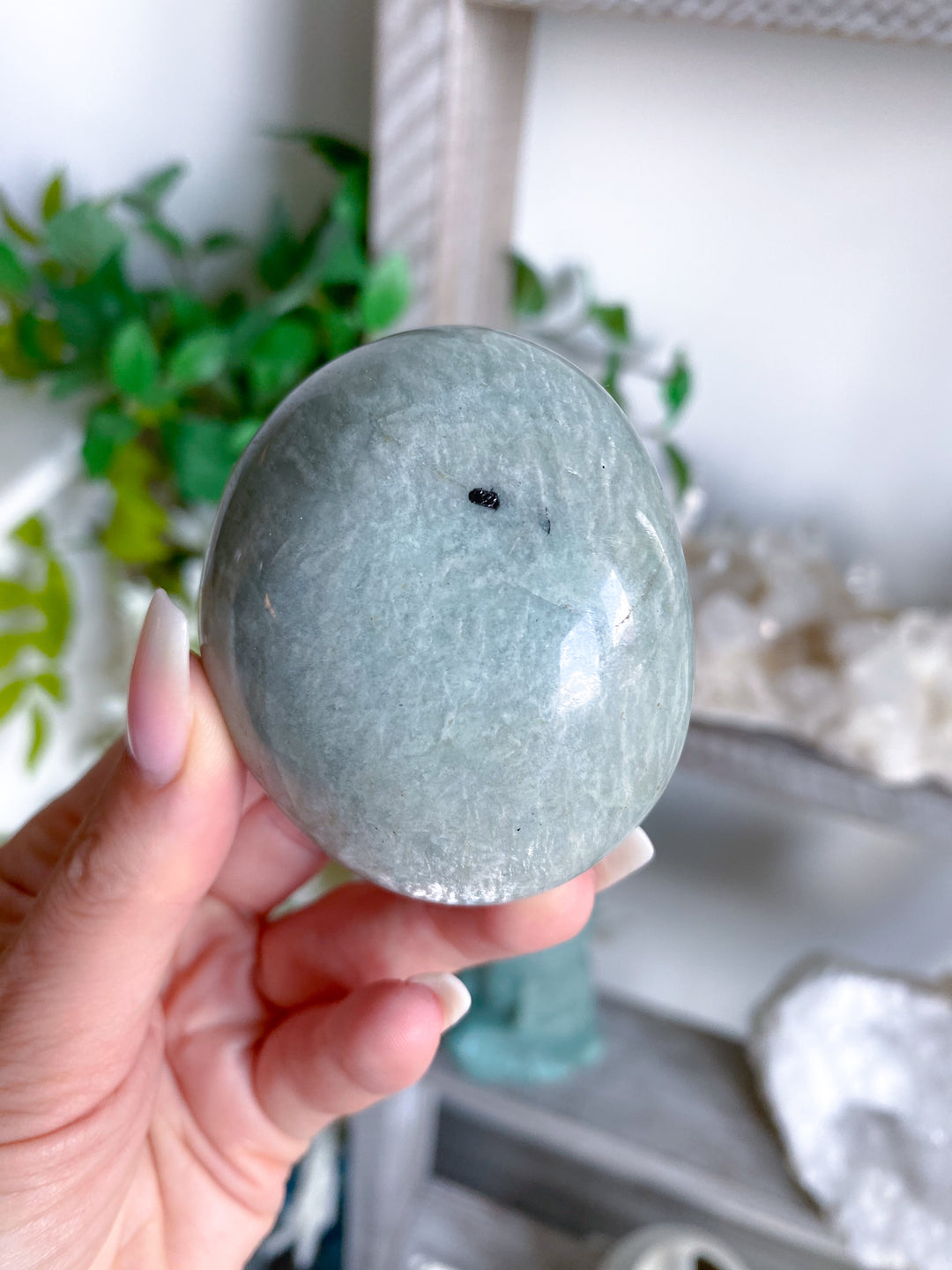 Round Amazonite Palm #2 w/ Sheen