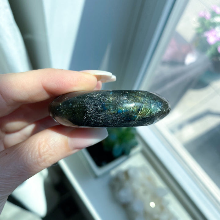 Tiger Blood Labradorite Palm 