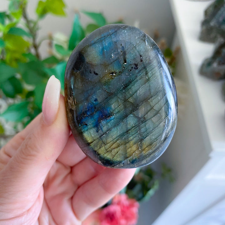 Labradorite Palm Stone 