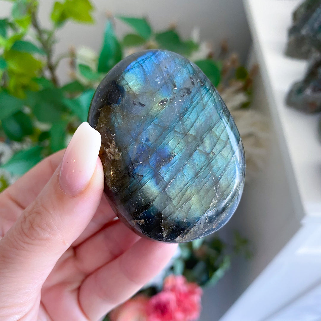 Labradorite Palm Stone 