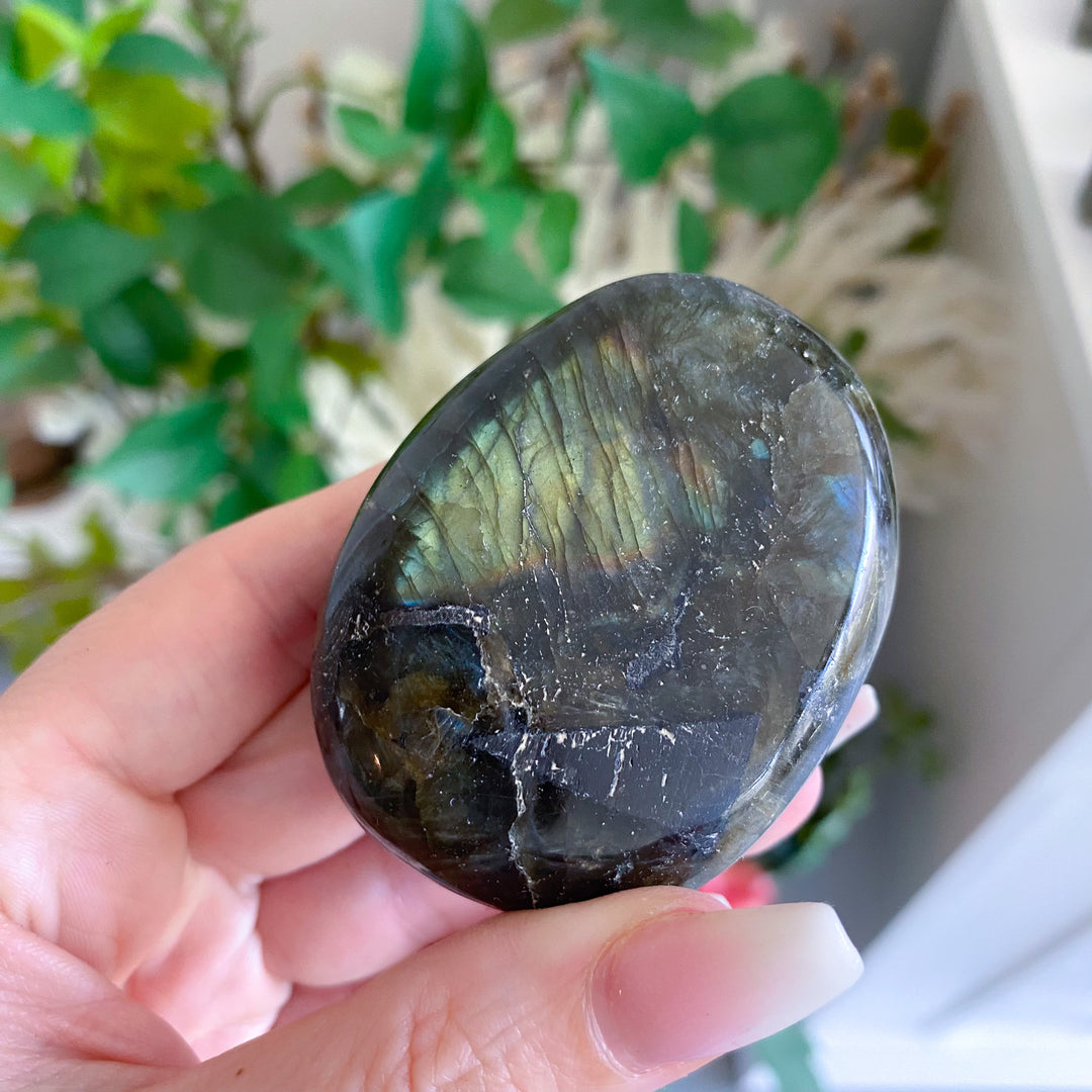 Labradorite Palm Stone 