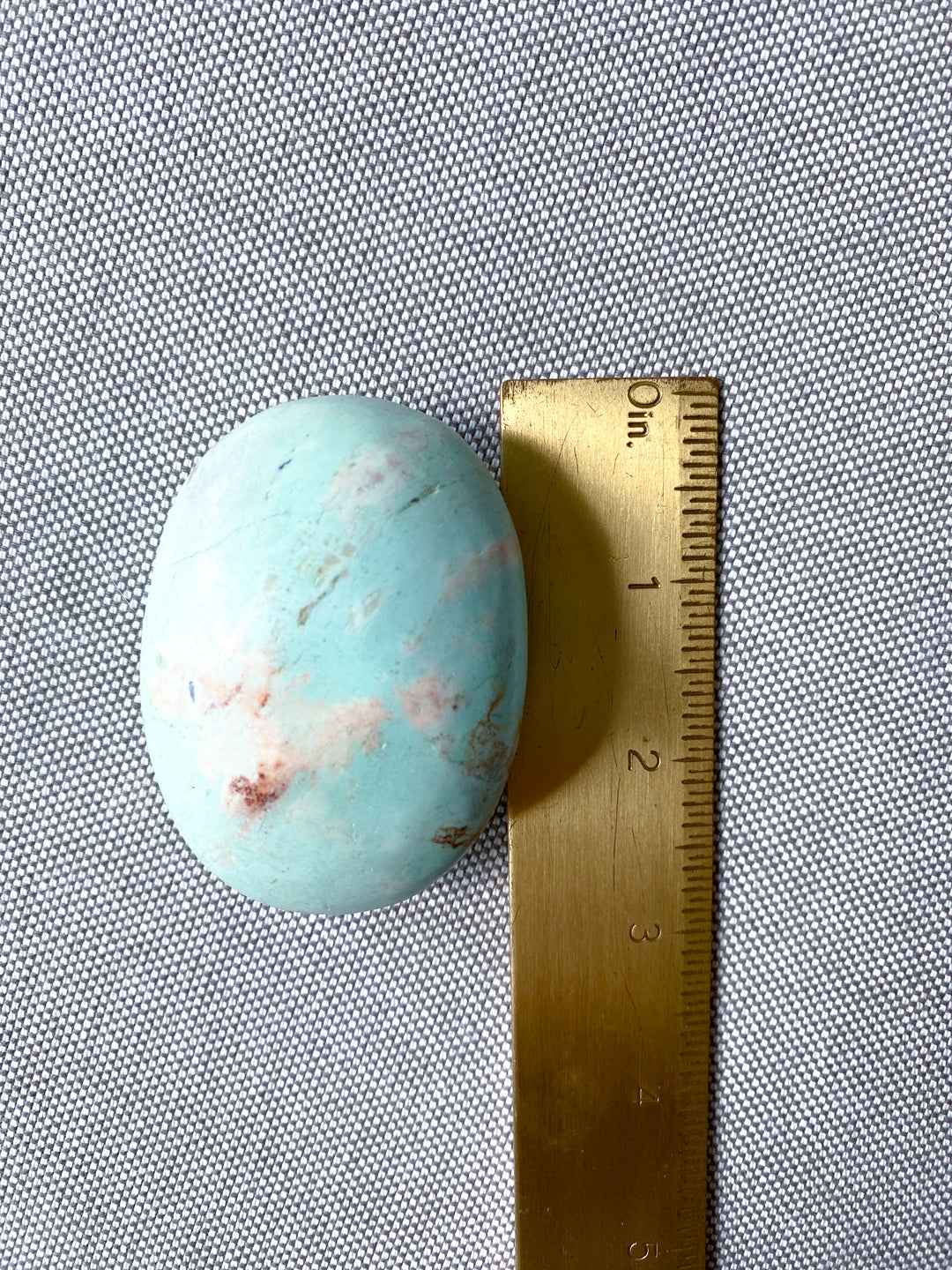 Unique Turquoise Palm Stone #10