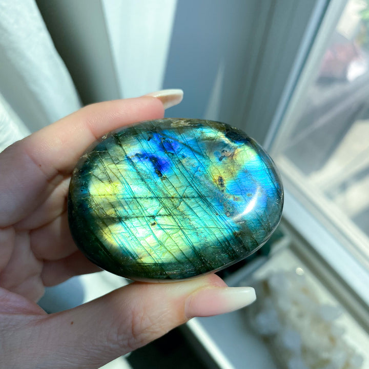 Labradorite Palm Stone 