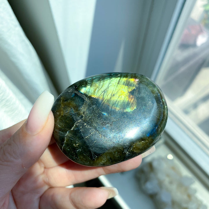 Labradorite Palm Stone 