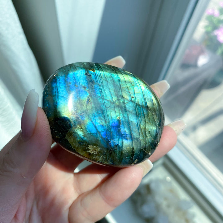 Labradorite Palm Stone 