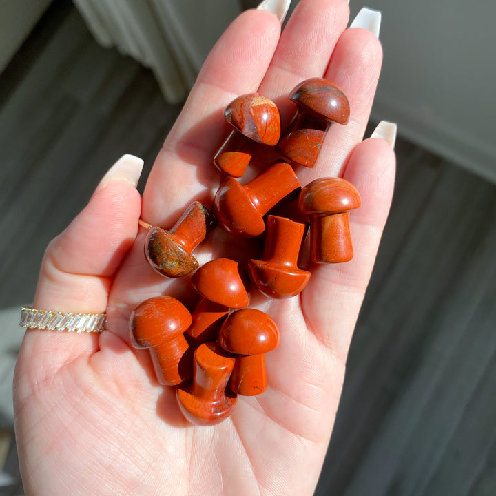 Red Jasper Mini Mushroom