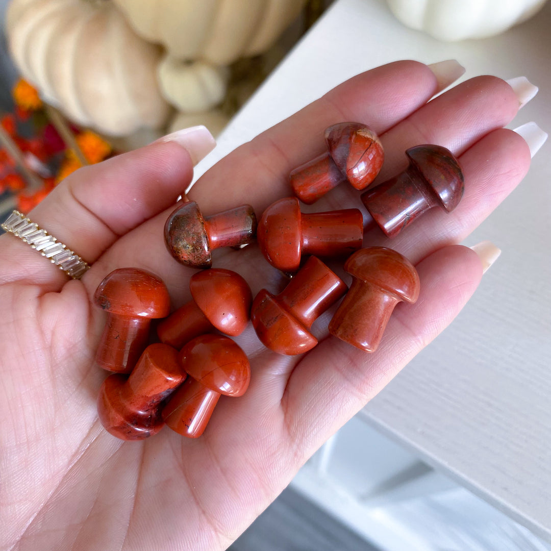 Red Jasper Mini Mushroom