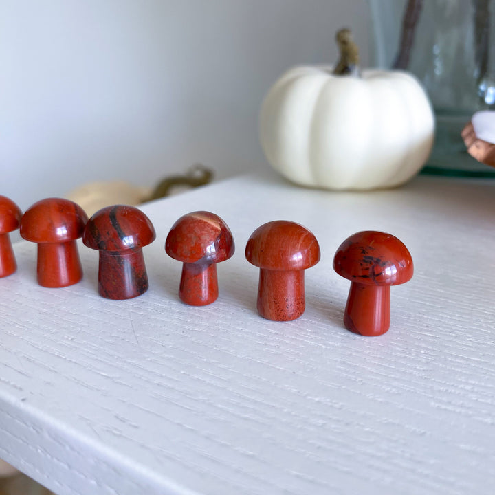 Red Jasper Mini Mushroom