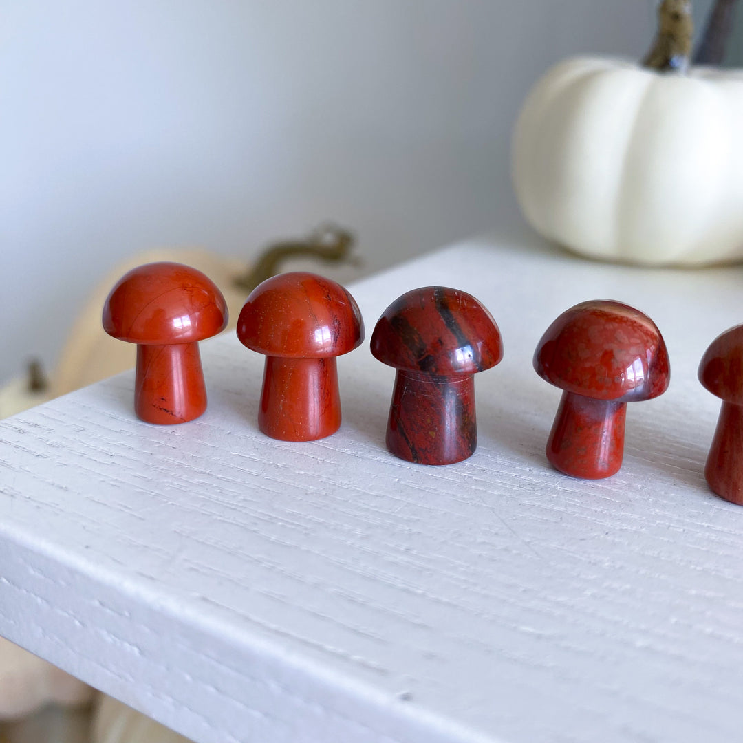 Red Jasper Mini Mushroom