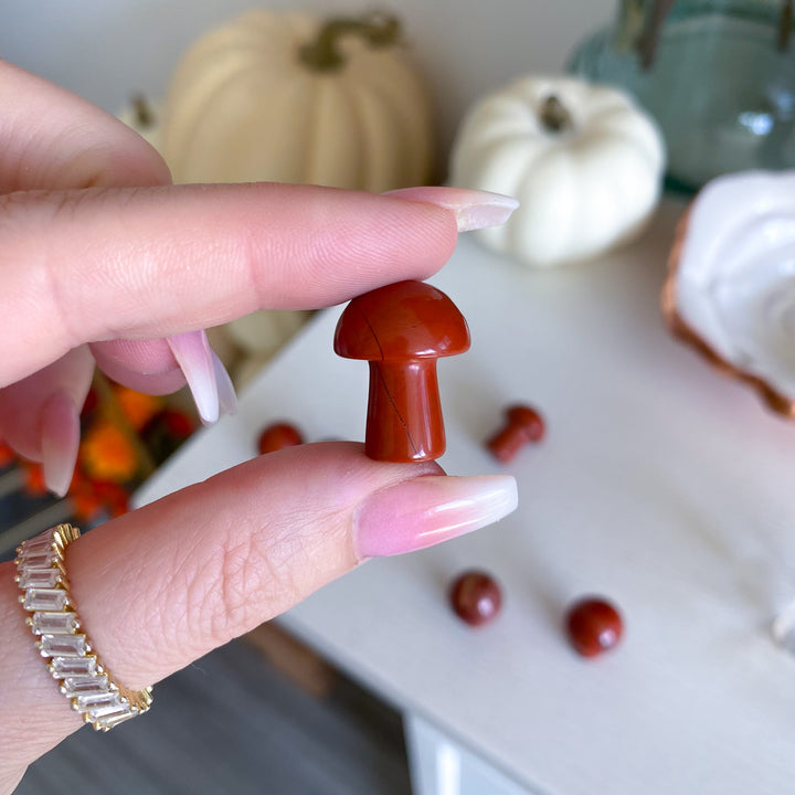 Red Jasper Mini Mushroom
