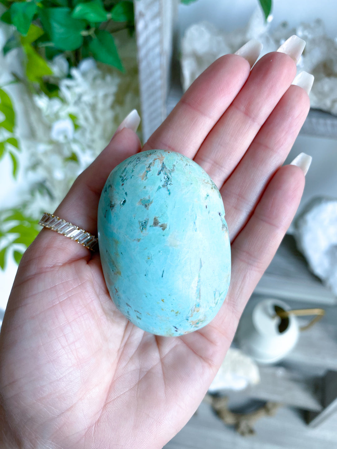 Turquoise Palm Stone #2 - Get Exact Stone