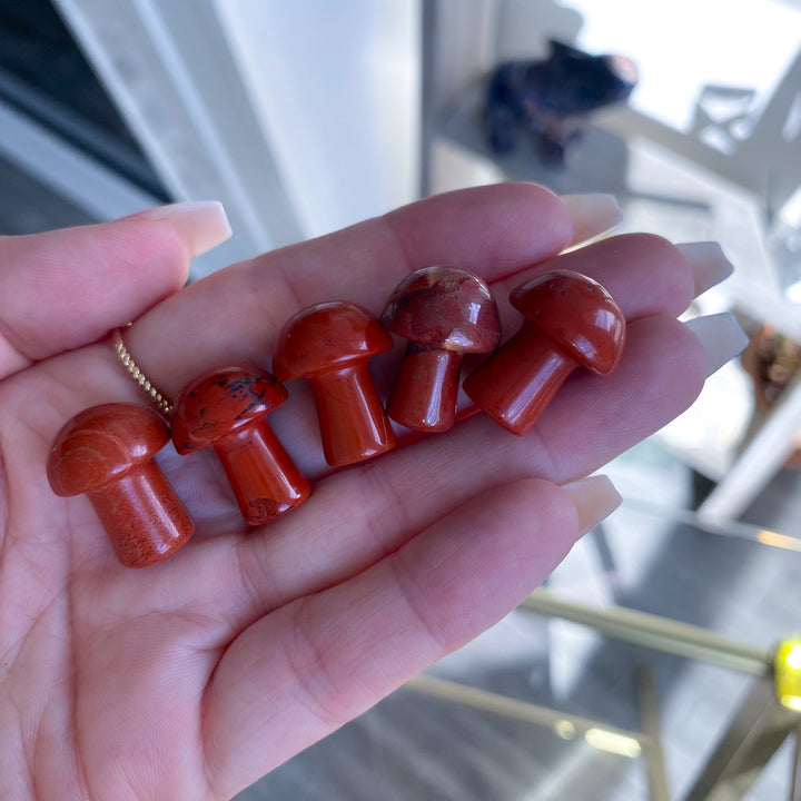Red Jasper Mini Mushroom