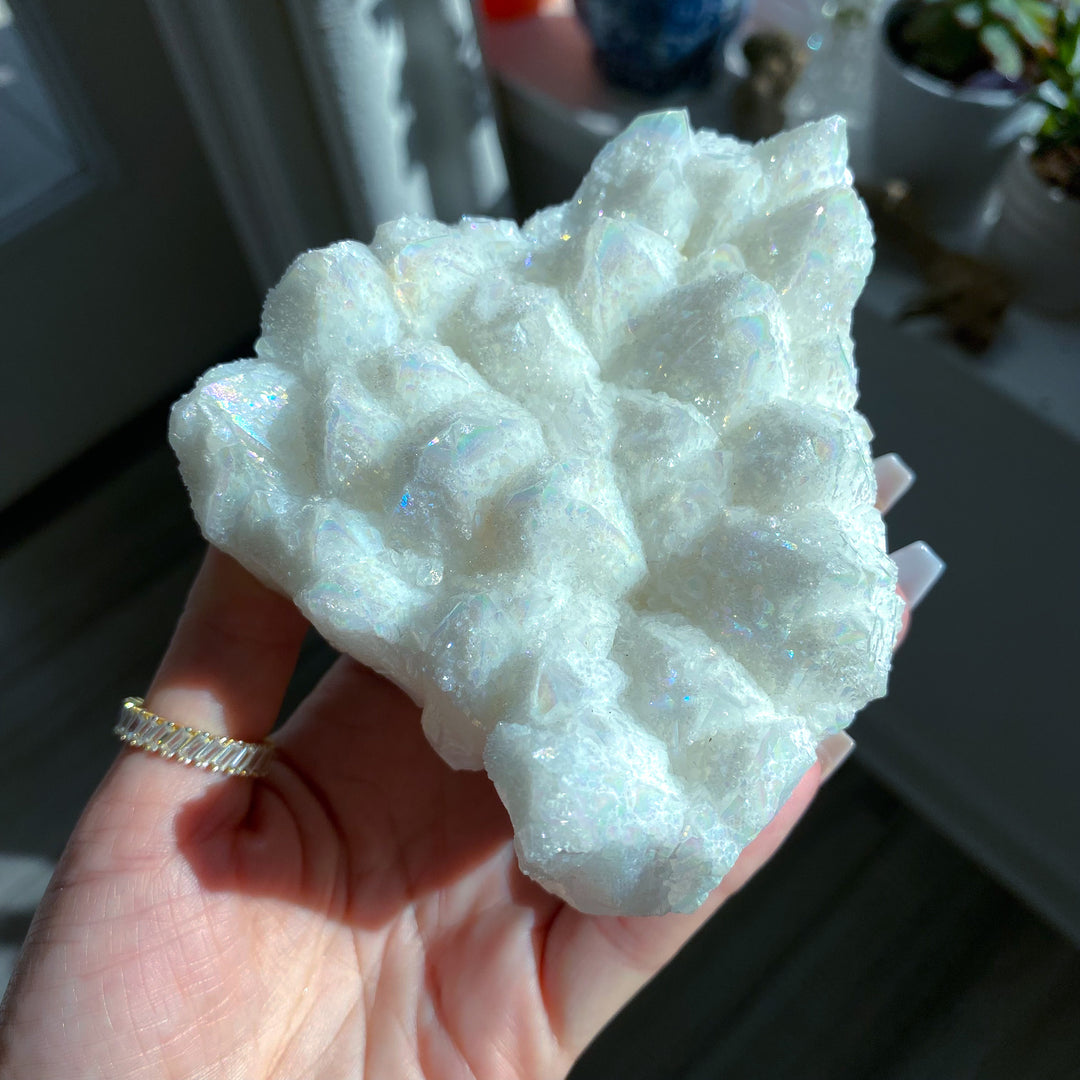 Large Angel Aura Quartz Cluster 